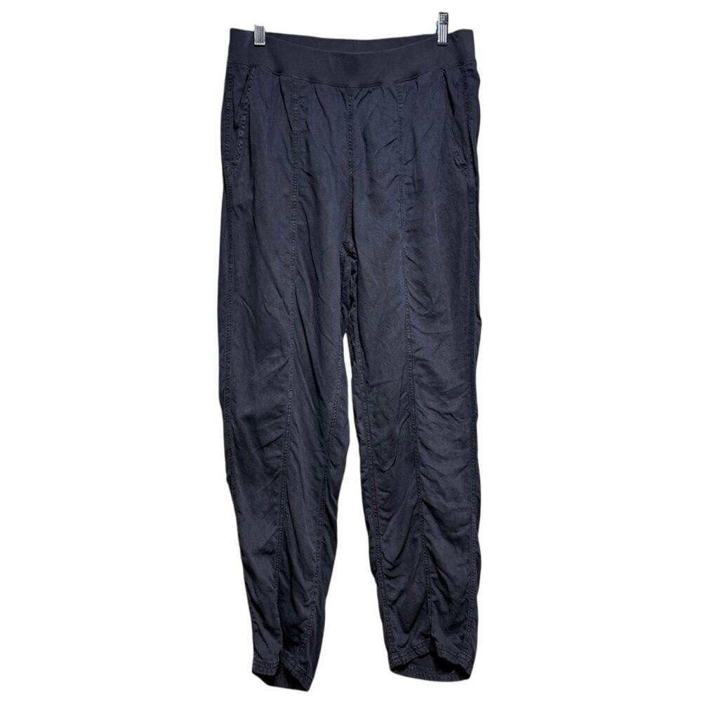 Faherty Women's Charcoal Gray Jogger Pants Tencel Organic Cotton Blend Size L - Picture 1 of 10